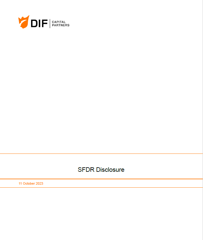 SFDR Disclosure 2023