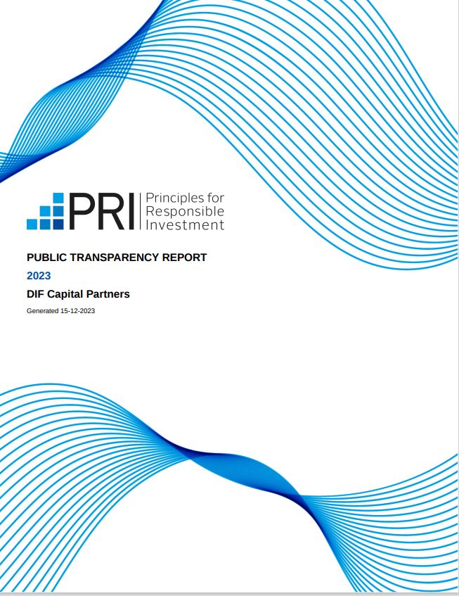 UNPRI - Public Transparency Report 2023 - DIF Capital Partners